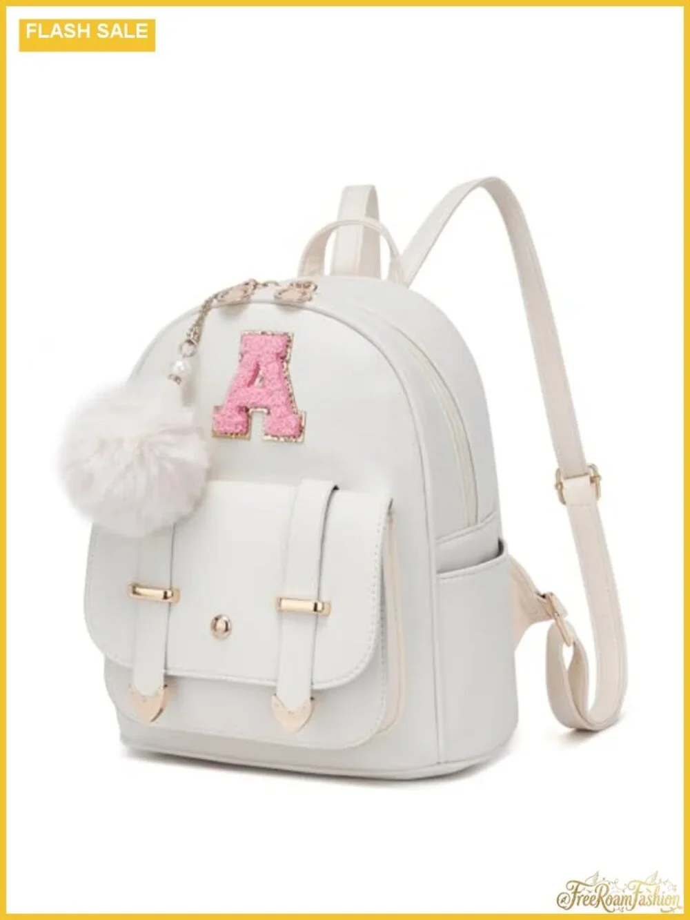 Personalized Leather Mini Backpack, Small Crossbody Purse for Women, Cute